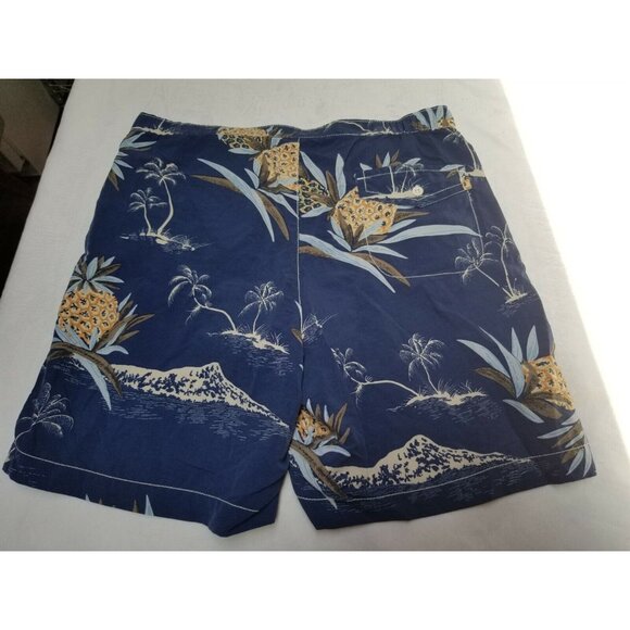 Tommy Bahama Relax Mens Boardshorts Mesh Line Hawaiian Small Blue - Picture 2 of 7